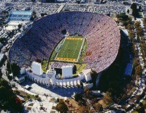 The L.A. Memorial Coliseum was home for both the Rams and Riaders