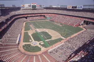 Angel Stadium as a Football Stadium, 1994.